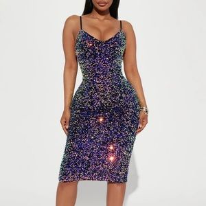 Sparkly purple sequin dress!💜💜💜